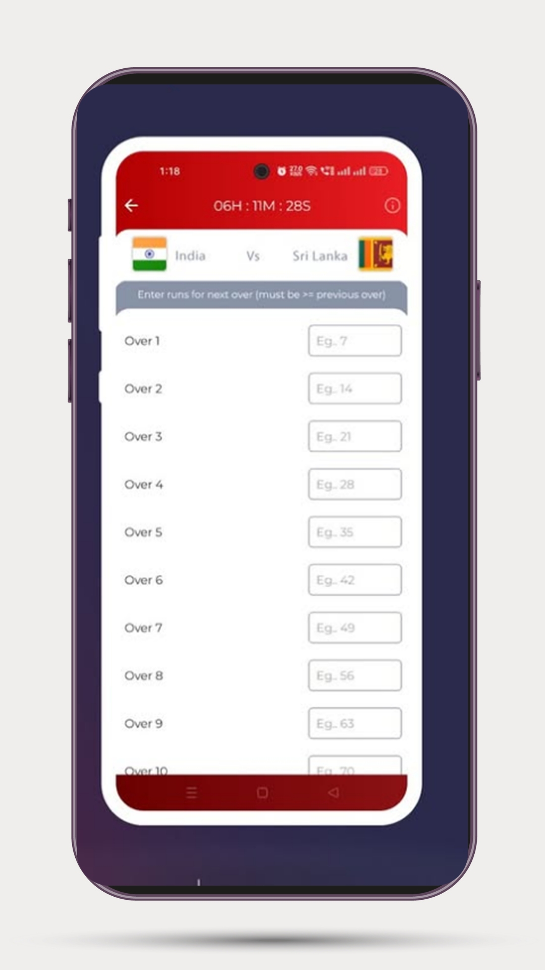 White and Black Minimalist Phone Mockup Instagram Story